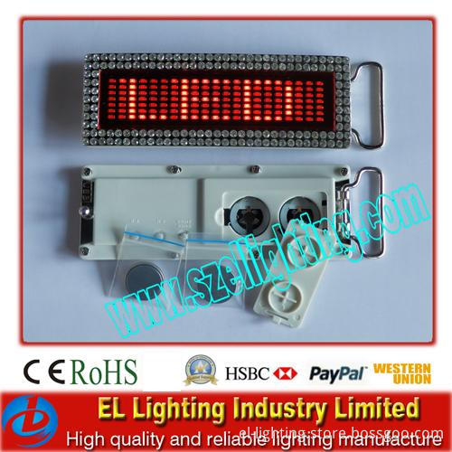 LED Flashing Belt Buckle Red LED